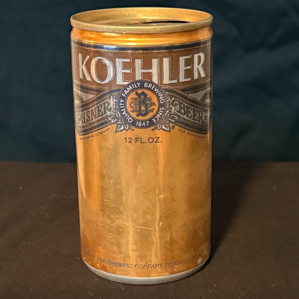 Koehler Pilsner vintage beer can